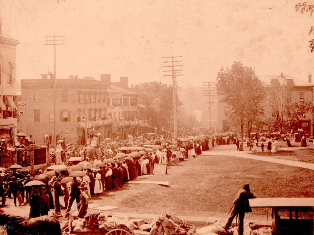 Great Wallace circus photo.