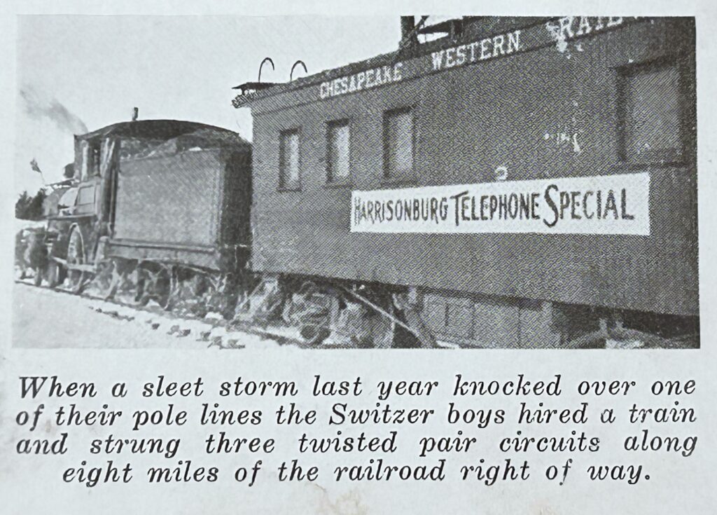 Harrisonburg Telephone Special Train, The Transmitter, August 1933.